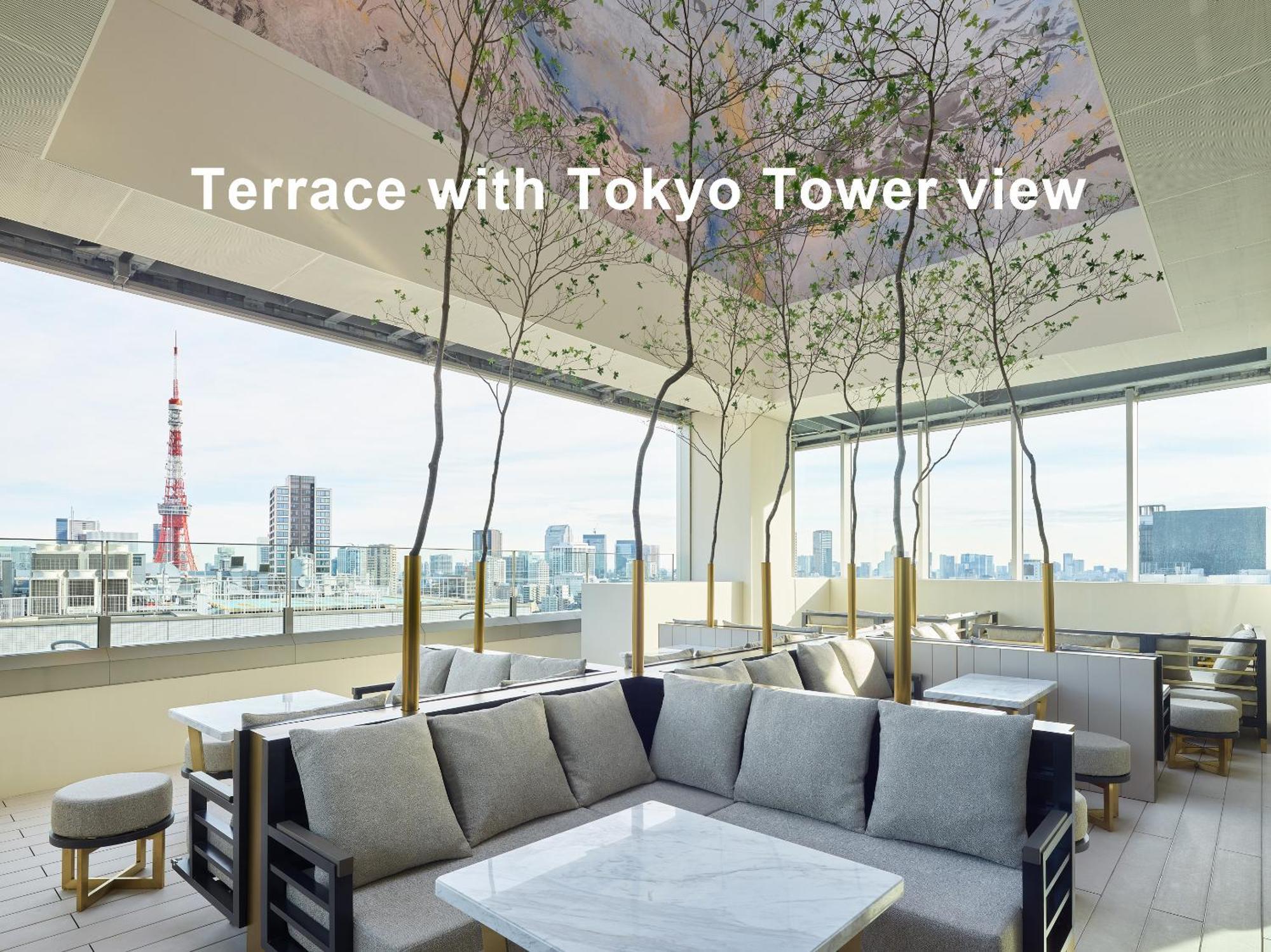 Mitsui Garden Hotel Roppongi Tokyo Premier Екстериор снимка Terrace with Tokyo Tower view